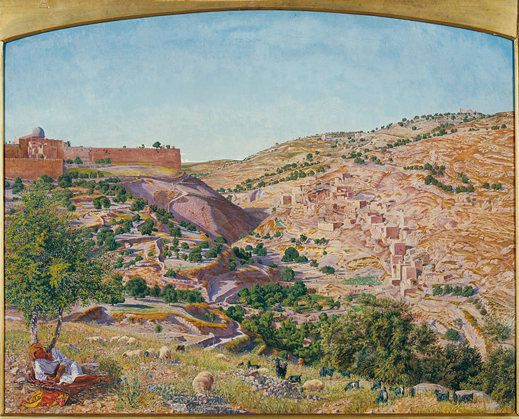 Jerusalem and the Valley of Jehoshaphat from the Hill of Evil Counsel